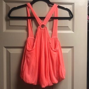 Free People pink tank size small